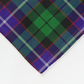 Couverture Polaire Tartan de Mitchell de monogramme (Coin)