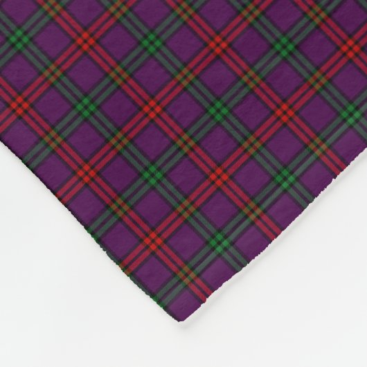 Couverture Polaire Tartan de Montgomery de clan (Coin)