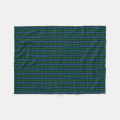 Couverture Polaire Tartan de Morrison de clan (Devant (Horizontal))
