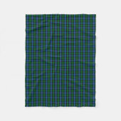 Couverture Polaire Tartan de Morrison de clan (Devant)