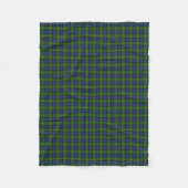 Couverture Polaire Tartan de Muir de clan (Devant)