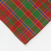 Couverture Polaire Tartan de Munro de monogramme (Coin)