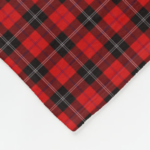 Couverture Polaire Tartan de Ramsay de clan