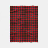 Couverture Polaire Tartan de Ramsay de clan (Devant)