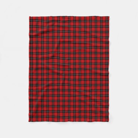 Couverture Polaire Tartan de Ramsay de clan (Devant)