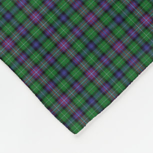 Couverture Polaire Tartan de Rankine de clan