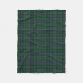 Couverture Polaire Tartan de Rankine de clan (Devant)