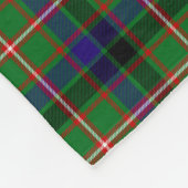 Couverture Polaire Tartan de Reid de monogramme (Coin)