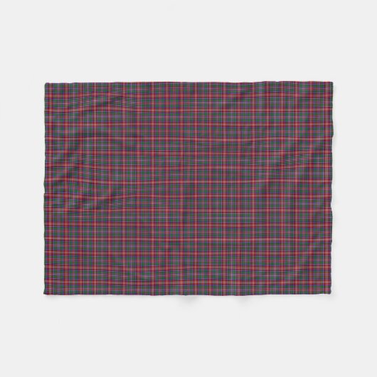 Couverture Polaire Tartan de Ritchie de clan (Devant (Horizontal))