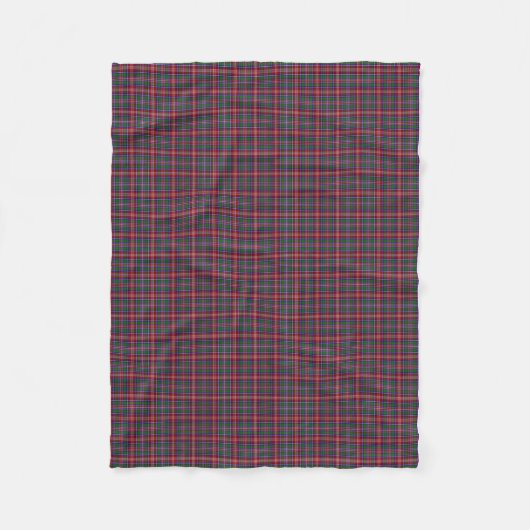 Couverture Polaire Tartan de Ritchie de clan (Devant)