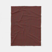 Couverture Polaire Tartan de Robertson de clan (Devant)