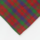 Couverture Polaire Tartan de Robertson de monogramme (Coin)