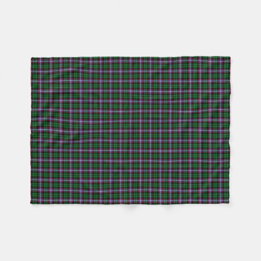 Couverture Polaire Tartan de Russell de clan (Devant (Horizontal))