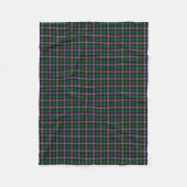 Couverture Polaire Tartan de Russell de clan (Devant)