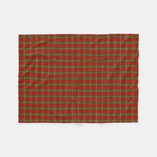 Couverture Polaire Tartan de Scott de clan (Devant (Horizontal))