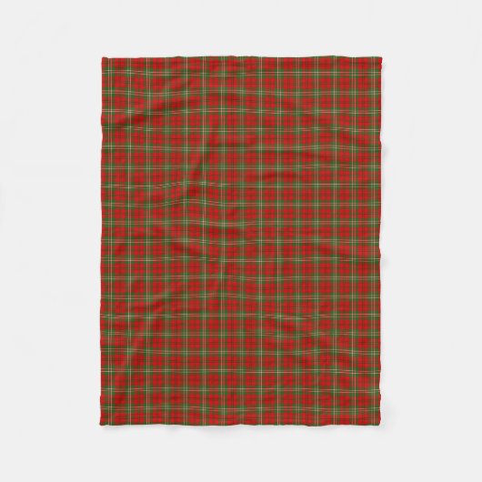 Couverture Polaire Tartan de Scott de clan (Devant)
