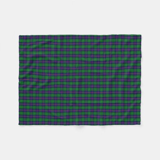 Couverture Polaire Tartan de Shaw de clan (Devant (Horizontal))