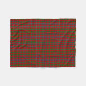 Couverture Polaire Tartan de Sinclair de clan (Devant (Horizontal))
