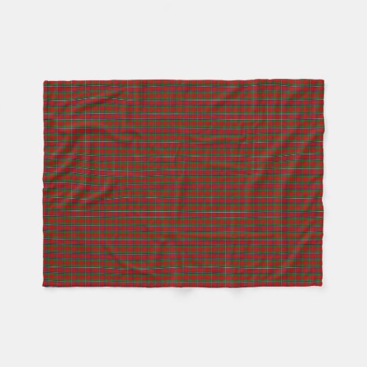 Couverture Polaire Tartan de Sinclair de clan (Devant (Horizontal))
