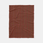 Couverture Polaire Tartan de Sinclair de clan (Devant)