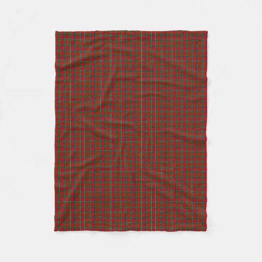 Couverture Polaire Tartan de Sinclair de clan (Devant)