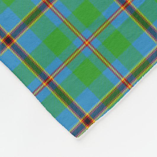 Couverture Polaire Tartan de Snodgrass de monogramme (Coin)