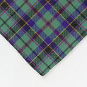 Couverture Polaire Tartan de Stevenson de monogramme (Coin)