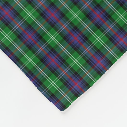 Couverture Polaire Tartan de Sutherland de clan (Coin)