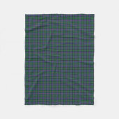 Couverture Polaire Tartan de tonnelier de clan (Devant)