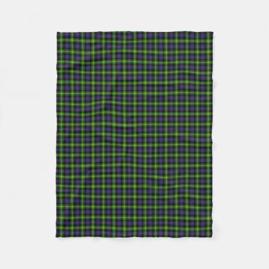 Couverture Polaire Tartan de Watson de clan (Devant)