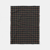 Couverture Polaire Tartan de watt de clan (Devant)