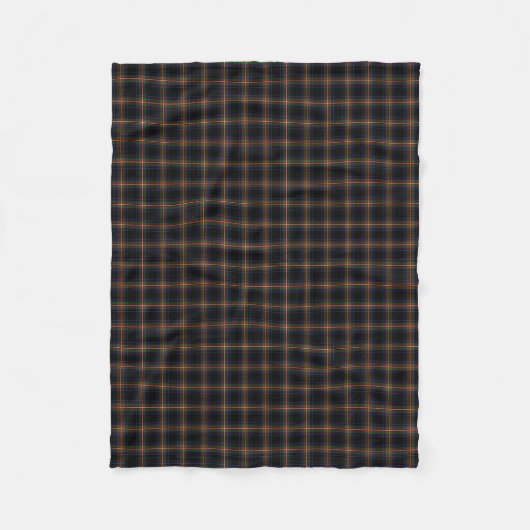 Couverture Polaire Tartan de watt de clan (Devant)