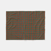 Couverture Polaire Tartan de Wilson de clan (Devant (Horizontal))
