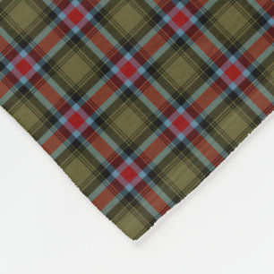Couverture Polaire Tartan d'état de Géorgie