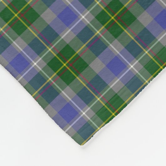 Couverture Polaire Tartan d'état du Connecticut (Coin)