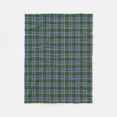 Couverture Polaire Tartan d'état du Connecticut (Devant)