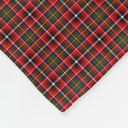 Couverture Polaire Tartan d'Innes de clan (Coin)