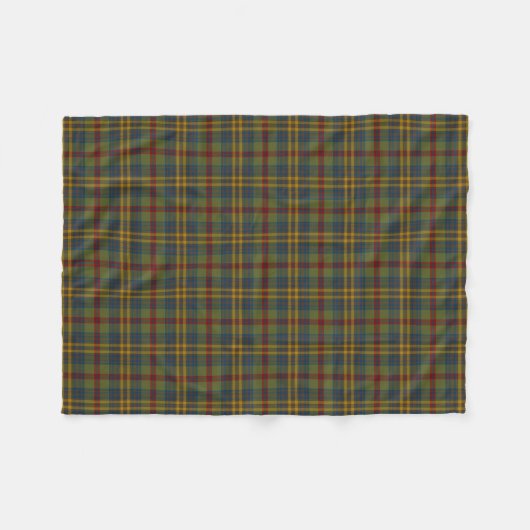 Couverture Polaire Tartan d'Irlandais de Comté de Limerick (Devant (Horizontal))