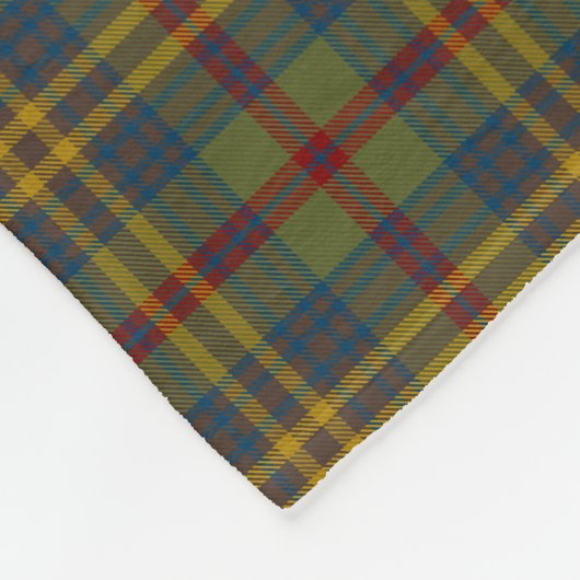 Couverture Polaire Tartan d'Irlandais de Comté de Limerick (Coin)
