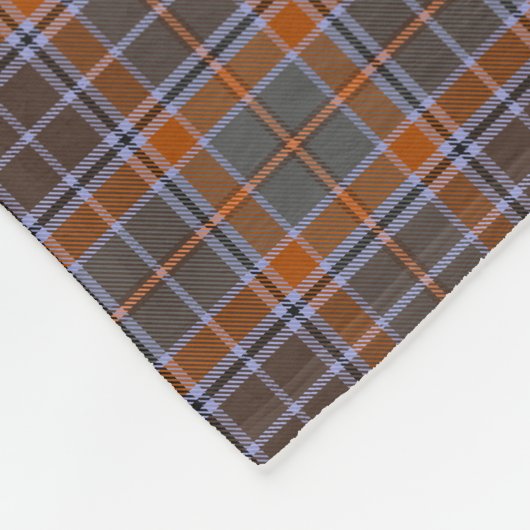 Couverture Polaire Tartan d'Irlandais de Leitrim du comté (Coin)