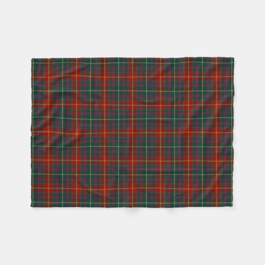 Couverture Polaire Tartan d'Irlandais de Meath du comté (Devant (Horizontal))