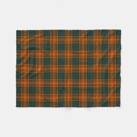 Couverture Polaire Tartan d'Irlandais de Roscommon du comté (Devant (Horizontal))