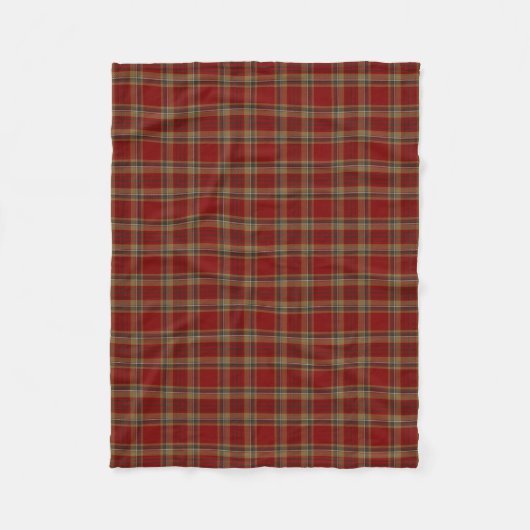 Couverture Polaire Tartan d'Irlandais de Tyrone du comté (Devant)