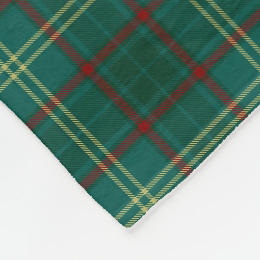 Couverture Polaire Tartan d'Irlandais du comté d'Armagh (Coin)