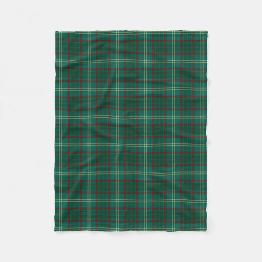 Couverture Polaire Tartan d'Irlandais du comté d'Armagh (Devant)