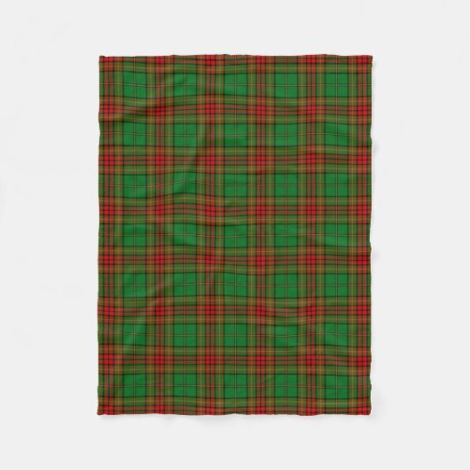 Couverture Polaire Tartan d'Irlandais du comté de Cavan (Devant)
