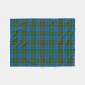 Couverture Polaire Tartan d'Irlandais du comté du Donegal (Devant (Horizontal))
