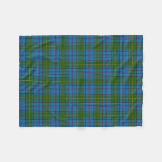 Couverture Polaire Tartan d'Irlandais du comté du Donegal (Devant (Horizontal))
