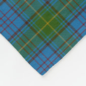Couverture Polaire Tartan d'Irlandais du comté du Donegal (Coin)