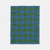 Couverture Polaire Tartan d'Irlandais du comté du Donegal (Devant)